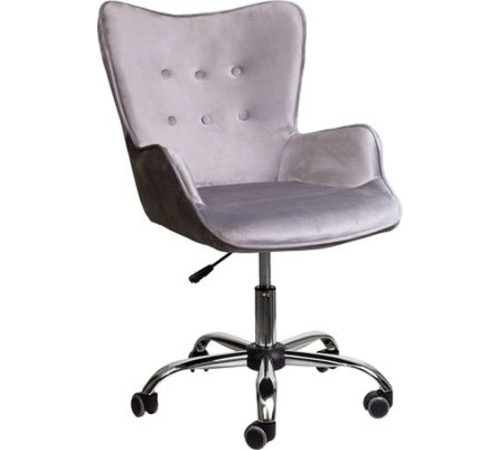 Кресло AksHome Белла велюр/серый