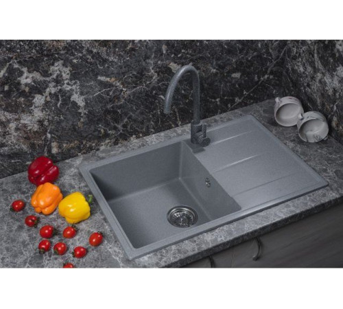 Кухонная мойка AV Engineering Benefit AVE730470SLA серебристый