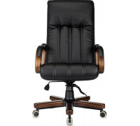 Офисное кресло Бюрократ T-9932Walnut черный, экокожа