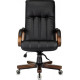 Офисное кресло Бюрократ T-9932Walnut черный, экокожа