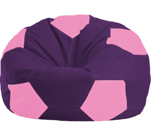 Кресло-мешок Flagman Мяч Стандарт М1.1-32 фиолетовый/розовый