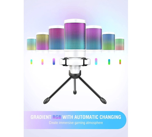 Проводной микрофон FIFINE A6V белый