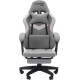Игровое геймерское кресло CHAIRMAN CH26 ткань, серый