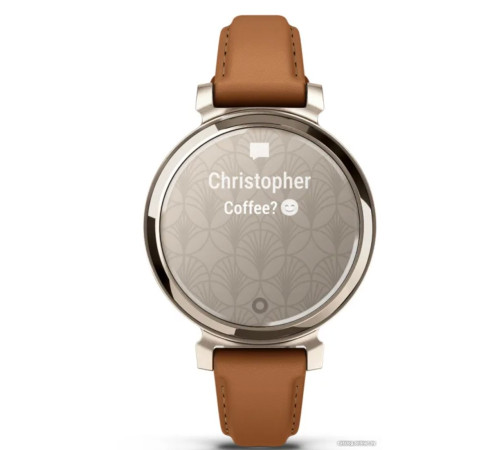 Умные часы Garmin Lily 2 Classic кремовое золото/коричневый