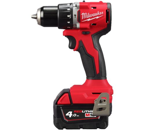 Ударная дрель-шуруповерт Milwaukee M18 BLPDRC-402C 4933492824 с 2-мя АКБ 4 Ач, кейс