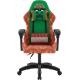 Игровое геймерское кресло Defender Legas зелёный/оранжевый
