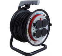 Удлинитель на катушке Electraline 49122 30 м, черный