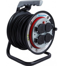 Удлинитель на катушке Electraline 49122 30 м, черный