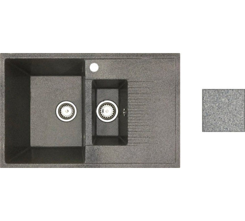 Кухонная мойка БелЭворс Forma L серый, без сифона