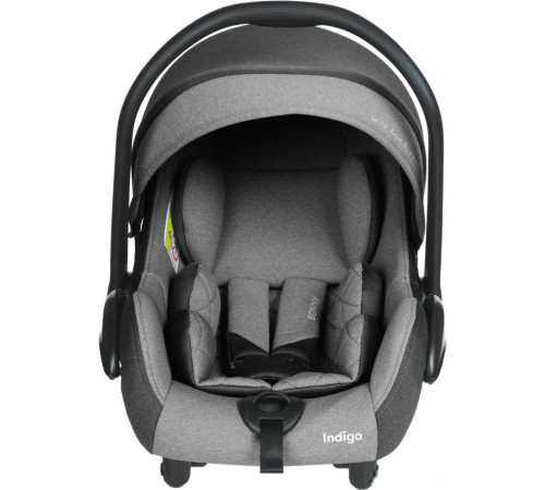 Детское автокресло Indigo Bonny серый/светло-серый