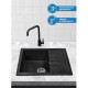 Кухонная мойка AV Engineering Best AV650500BBKA черный