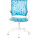 Компьютерное кресло Бюрократ Burokids 1W 1920811 голубой Sticks 06/пластик белый