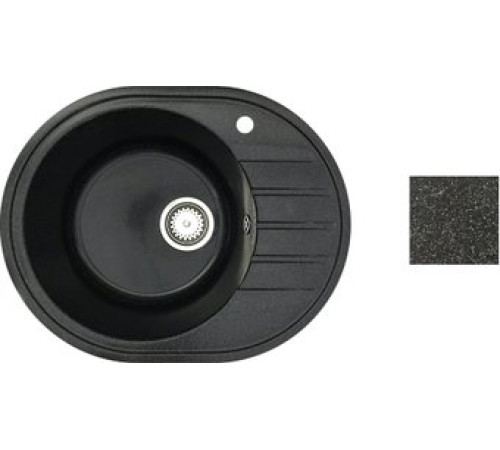 Кухонная мойка БелЭворс New Lux L черный, без сифона