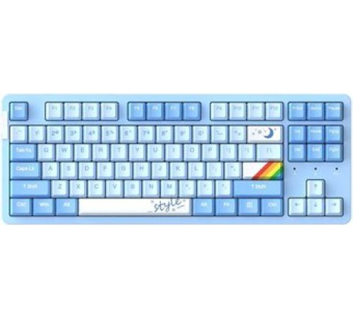 Клавиатура Dareu A87X Dareu Blue Sky V3, голубой