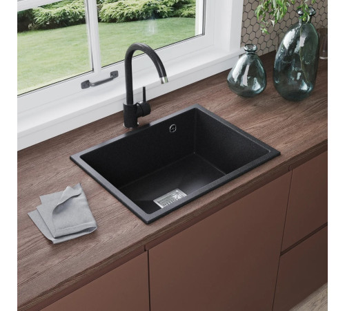 Кухонная мойка Polygran Blade 500 черный