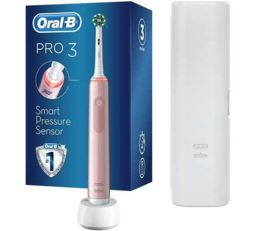 Электрическая зубная щетка Oral-B Pro 3 3500 Cross Action D505.513.3X