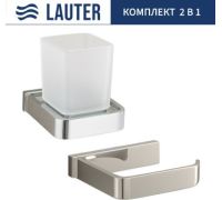 Набор аксессуаров для ванной Lauter 21SH7061 + 21SH7101 Chrome, 2 предмета