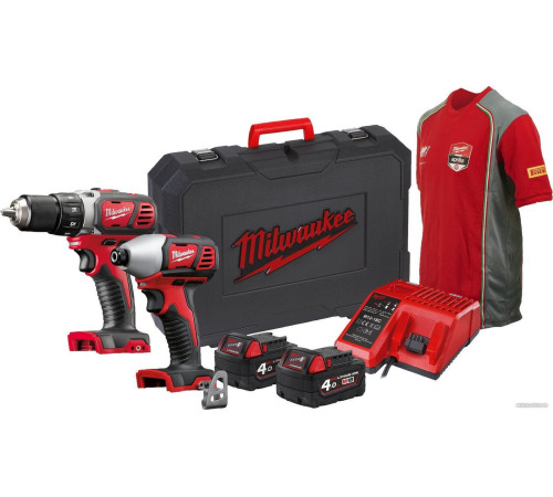 Milwaukee M18 BPP2D-402C 4933447126 шуруповерт, винтоверт, 2 АКБ, кейс