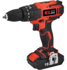 Ударная дрель-шуруповерт KLECO KE18DM-15 с 1-им АКБ, сумка
