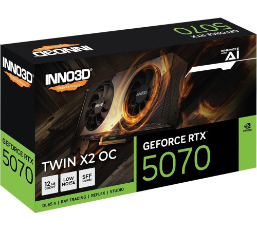 Видеокарта Inno3D GeForce RTX 5070 Twin X2 OC N50702-12D7X-195064N