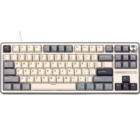 Клавиатура Royal Kludge R87 Pro RGB Half Grey RK Cream