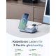 Беспроводное зарядное Ugreen MagFlow 3-in-1 W711 55677 голубой