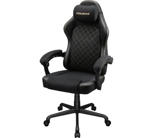 Игровое геймерское кресло Cougar Fusion EX Black Gold черный