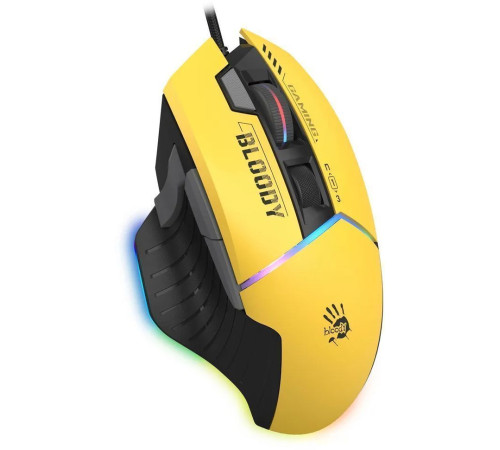 Игровая мышь A4Tech Bloody W95 Max Sports желтый