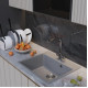 Кухонная мойка Mixline ML-GM15 551915 темно-серый