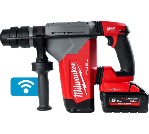 Перфоратор Milwaukee M18 FUEL M18ONEFHPX-552X 4933478496 с 2-мя АКБ, кейс
