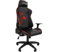 Игровое геймерское кресло CHAIRMAN Game 40 экокожа, черный/красный