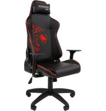 Игровое геймерское кресло CHAIRMAN Game 40 экокожа, черный/красный