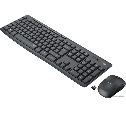Офисный набор Logitech MK295 Silent Wireless Combo 920-009813 графитовый
