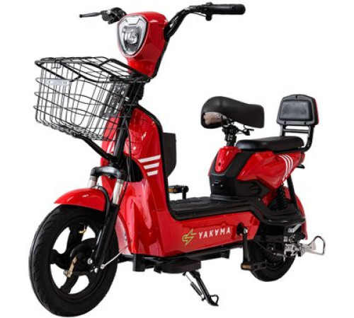Электровелосипед Yakama S2 красный