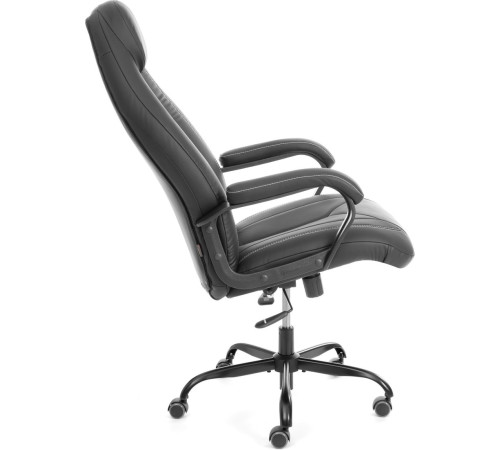 Офисное кресло TetChair Boss metalBL кожзам черный, 36-6