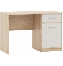 Стол Imperial Стелс 110 1Д1ЯЩ дуб сонома/белый