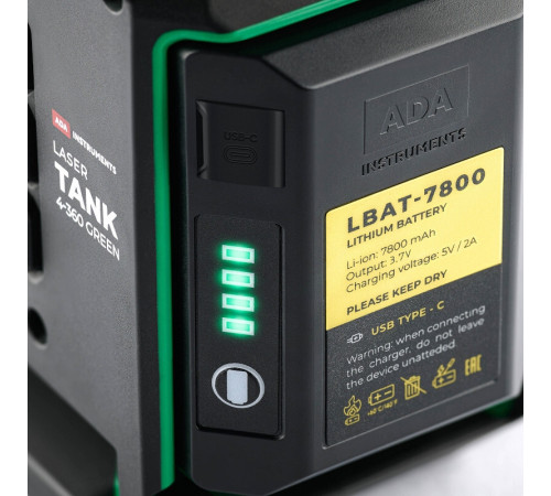 Аккумулятор ADA Instruments LBAT-7800 A00700 3.7В/7.8 Ач