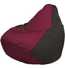 Кресло-мешок Flagman Груша Супер Мега 4XL Г5.1-299 бордовый/черный