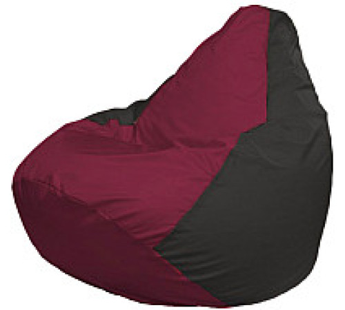 Кресло-мешок Flagman Груша Супер Мега 4XL Г5.1-299 бордовый/черный