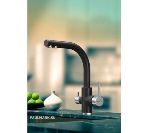 Смеситель Paulmark Essen Es213011-401TB антрацит