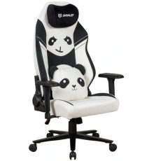 Игровое геймерское кресло Brave Kung Fu Panda черный/белый