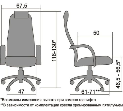 Офисное кресло Metta S-BP-8 PL №20 черный