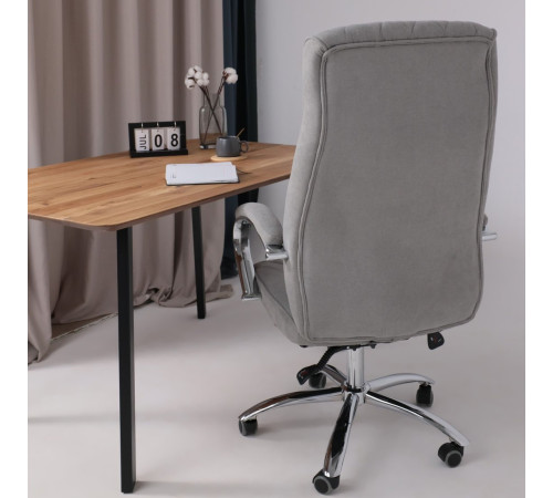 Офисное кресло AksHome Star ткань, светло-серый