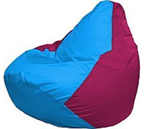 Кресло-мешок Flagman Груша Медиум Г1.1-268 голубой/фуксия