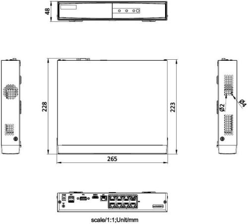 Сетевой видеорегистратор Hikvision DS-7108NI-Q1/8P/MD