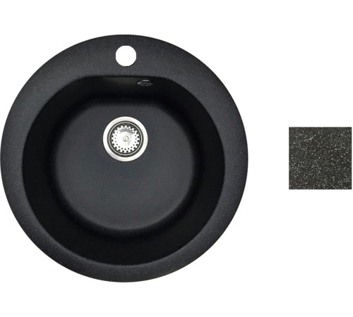 Кухонная мойка БелЭворс Nika черный, без сифона
