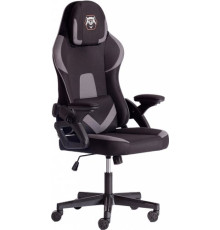 Игровое геймерское кресло TetChair iBear ткань черный/серый