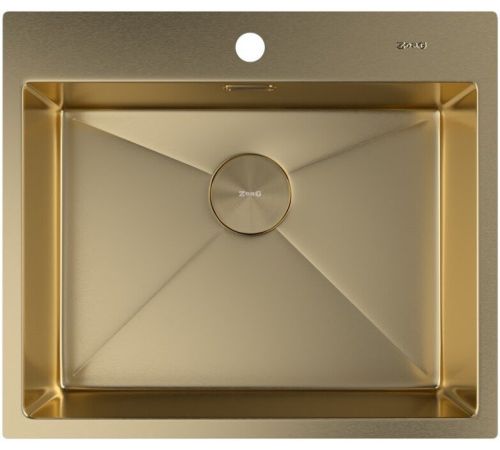 Кухонная мойка ZorG Zerox 59 IF PVD Gold