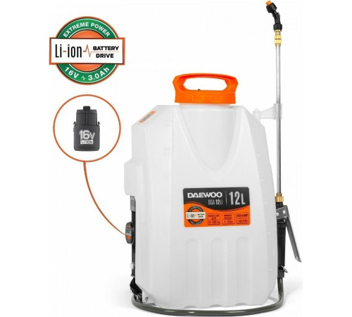 Аккумуляторный опрыскиватель Daewoo Power DSA 12Li Set