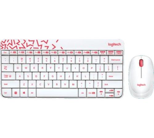Офисный набор Logitech MK240 Nano 920-008160 белый